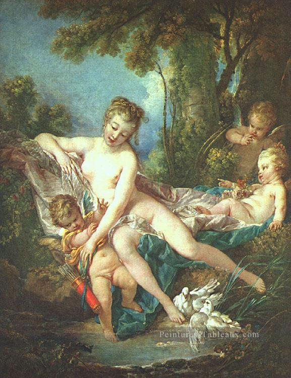 Vénus Consolant l’Amour François Boucher Nu Peintures à l'huile
